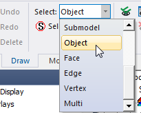 Select drop-down menu expanded.