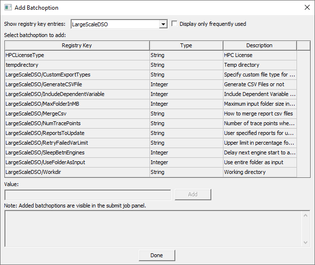 Add Batchoption Window