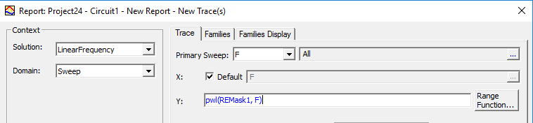 New Report Window