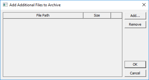 Add Additional Files to Archive