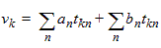 Set of voltage definition, in summation notation.