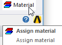 Material Icon selected.