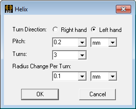Helix dialog.