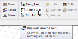 Around axis dialog.