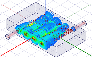Model with streamline plot.