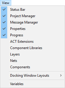 View Menu - Basic