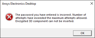 Password Failure