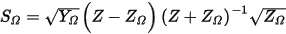 Renormalized S matrix equation.
