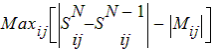 Matrix equation for magnitude margin.