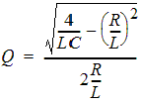 Incorrect equation for q