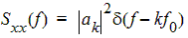 Power spectral density function in Hertz.