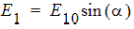 Wave component equation.