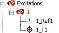 Excitations in preoject tree.