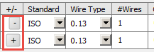 Add and Remove Row Buttons