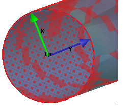Cable cross-section with X and Y axis defined.
