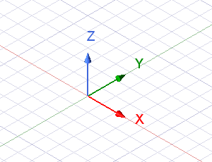 XYZ Orthogonal icon.