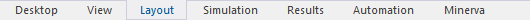 Layout tab Layout tab