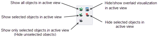 Show Hide icons