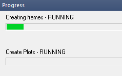 Progress bar.