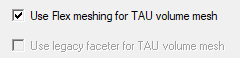 Use Flex meshing for Tau