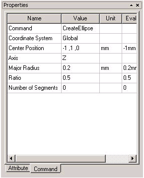 Properties dialog.