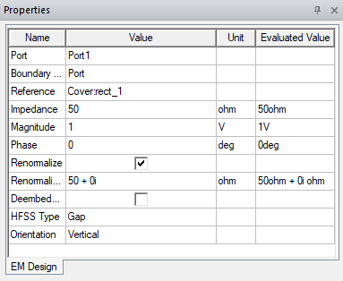 Properties Window Properties Window
