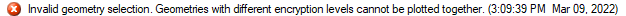 Mesh Encryption Error Message