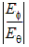 Polarization ratio equation.
