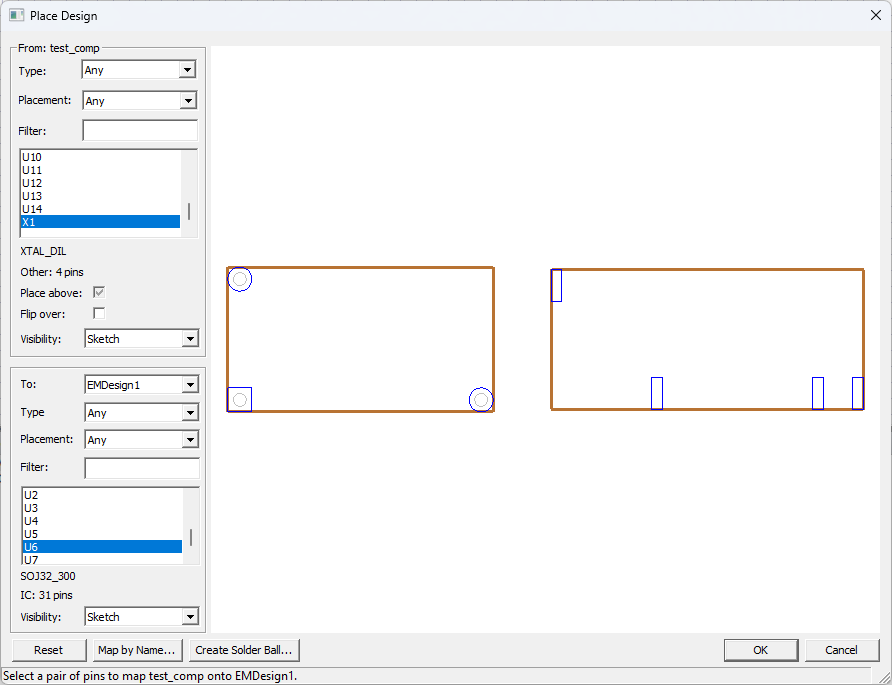 Place Design Window