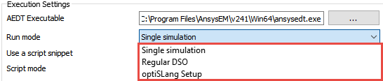 optiSLang Run Modes