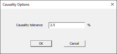 Causality Options