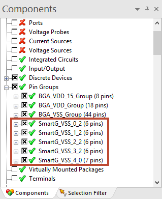 Smart Pin Groups