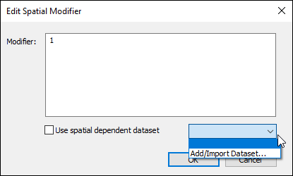 Edit Spatial Modifier