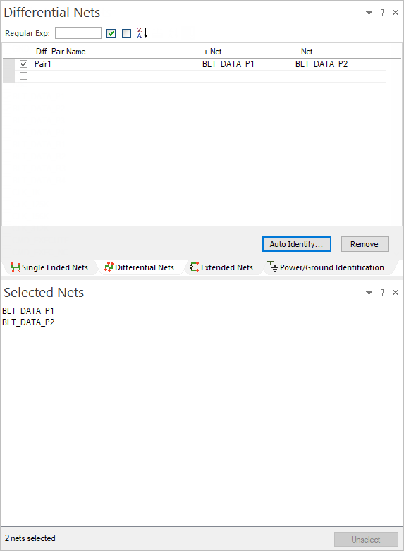 Nets Workspace - Differential