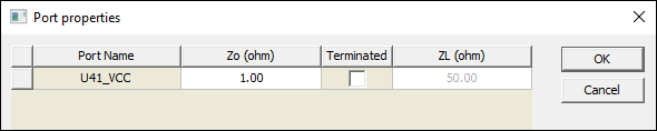 Port Properties