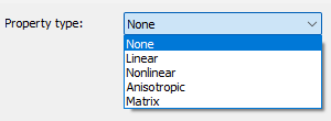 Property Type Options