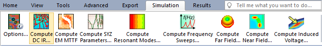 Simulation > Compute DC IR