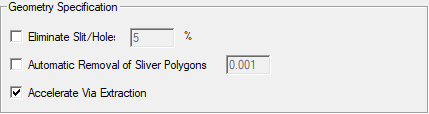 RaptorX Solution Setup Window > Advanced Tab > Geometry Specification Area