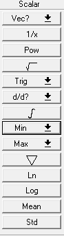 Scalar command options.