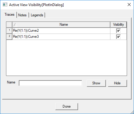 Active View Visibility Dialog