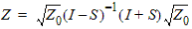 Inpedance matrix equation.