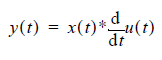 Output of the LTI channel with substitution