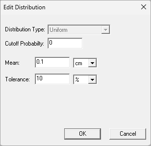 Edit Distribution dialog.