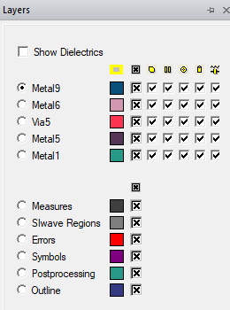 Layers Window