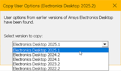 Copy User Options
