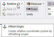 Relative CS drop-down menu.