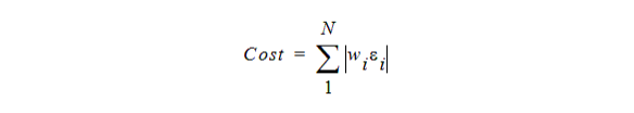 Cost function.
