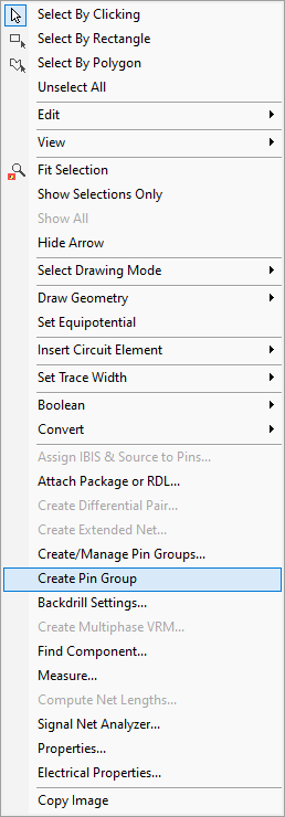 Create Pin Group Shortcut