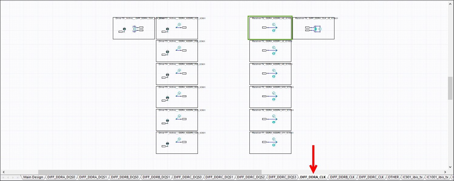 ADDR/CLK/OTHER Tabs