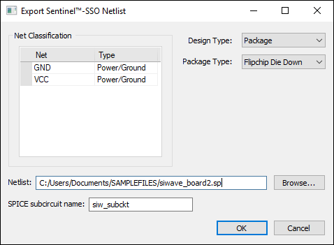 Export Sentinel SSO Netlist